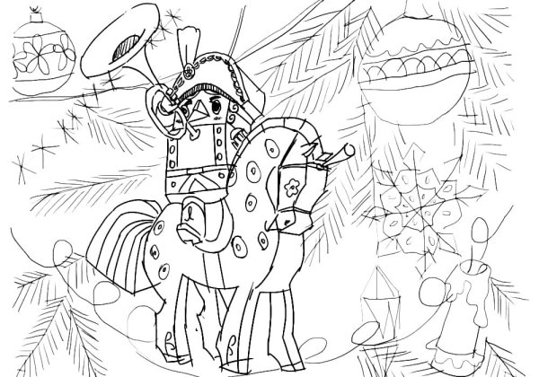 Гофман Щелкунчик раскраска