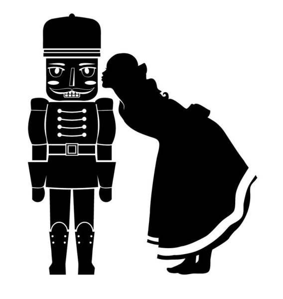 Щелкунчик раскраска