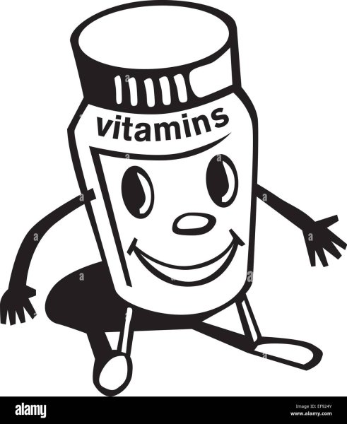 Раскраска витамины