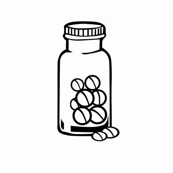 Раскраска лекарства