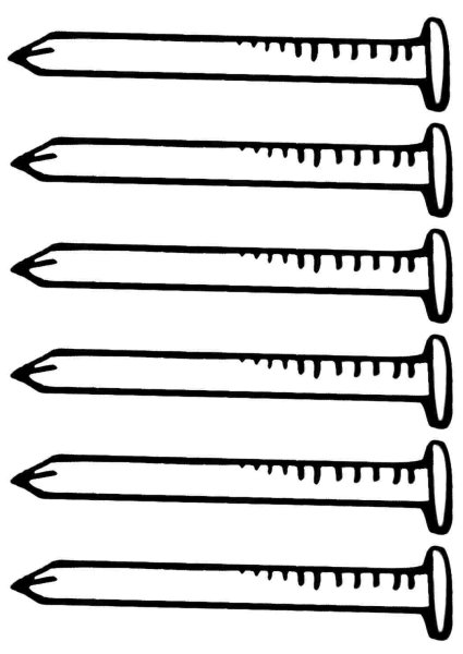 Гвоздь раскраска для детей