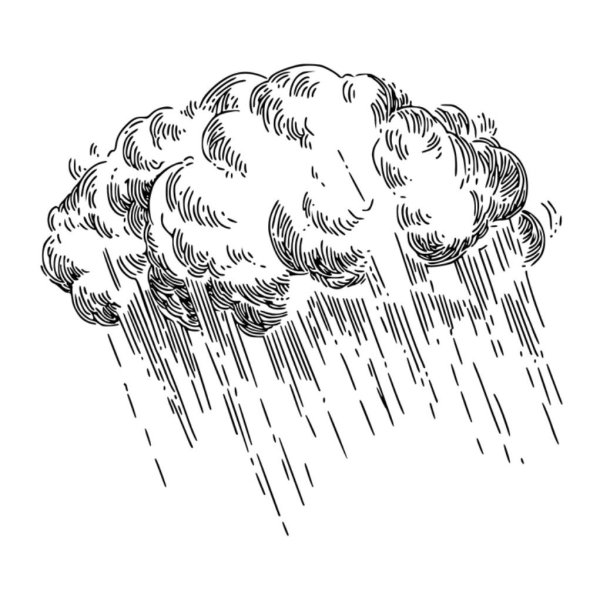 Иллюстрация к стихотворению тучи