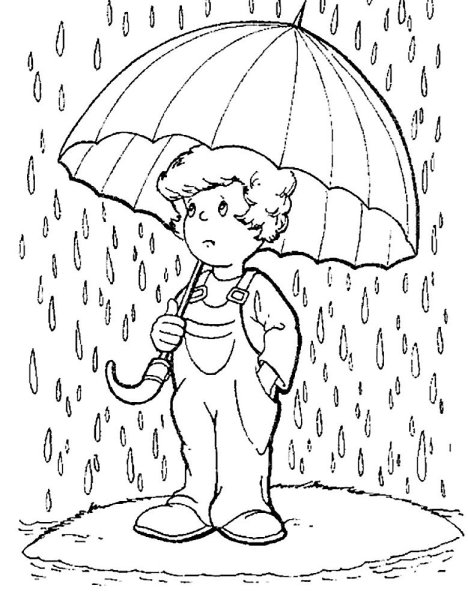 Дождь карандашом