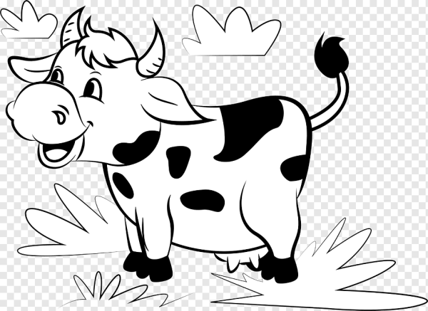 Корова эскиз