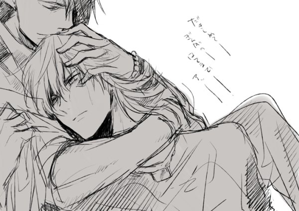 Яой арты чб