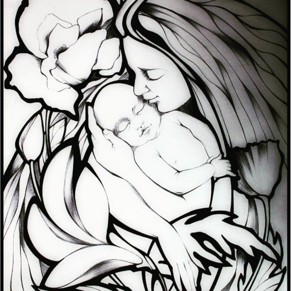 День матери Графика