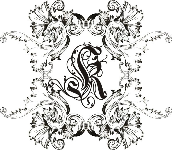 Монохромные узоры