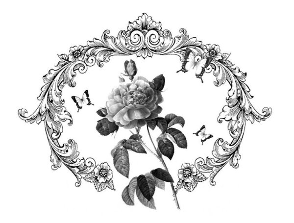 Монохром для декупажа