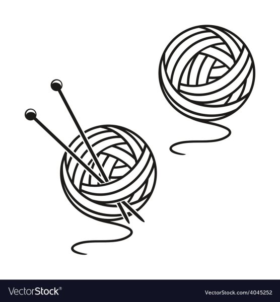 Клубок рисунок