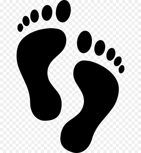 Следы без фона