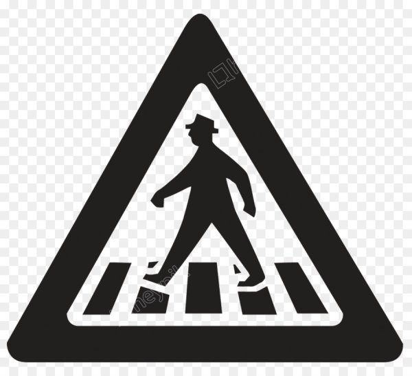 Дорожный знак Зебра