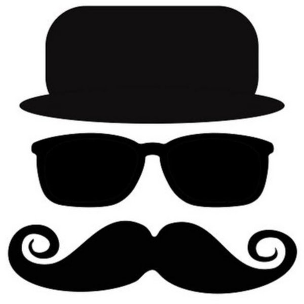 Черные усы и шляпы
