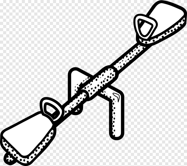 Качели карандашом