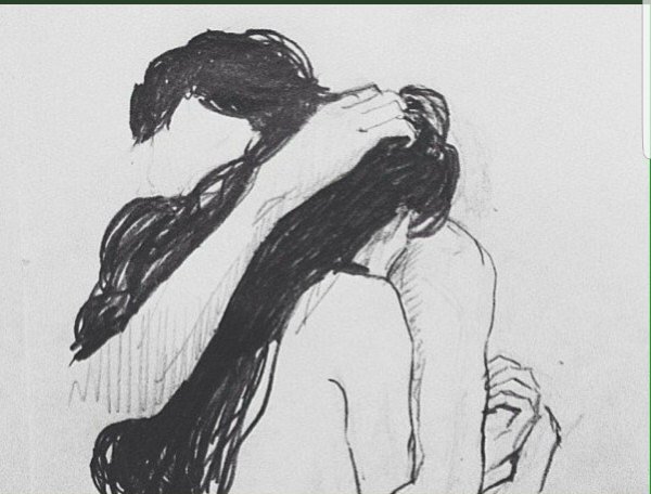 Объятия рисунок