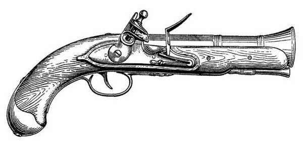 Чертеж мушкета 19 века