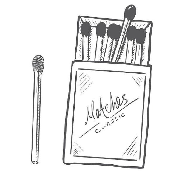 Спички раскраска