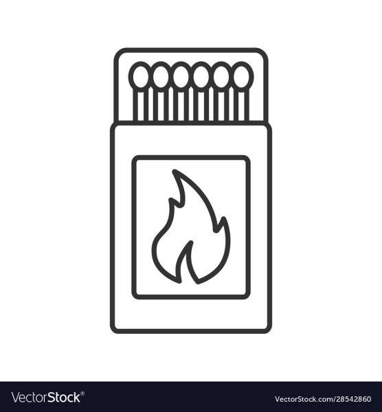 Коробок спичек раскраска