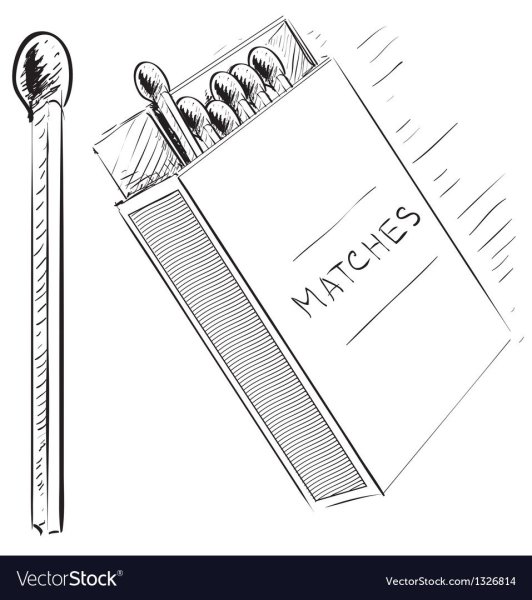 Спички раскраска для детей