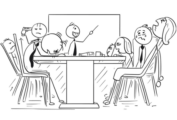 Деловые переговоры карикатура