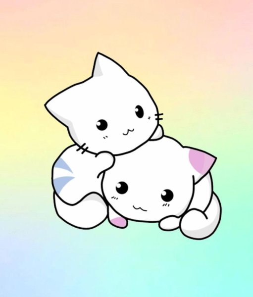 Милые кавайные раскраски