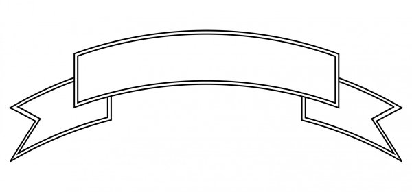 Ленточка контур