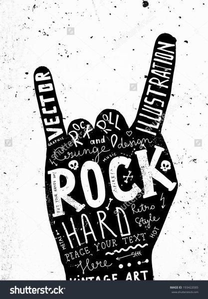 Плакаты в стиле рок