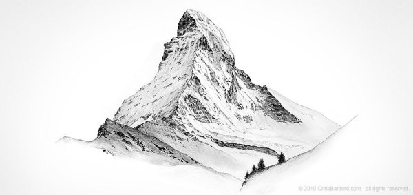 Маттерхорн гравюра