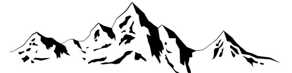 Горы силуэт