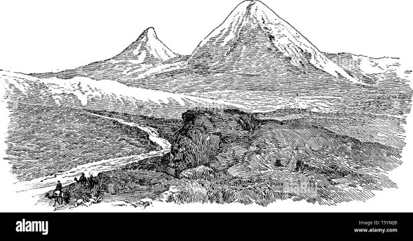 Гора Арарат гравюра