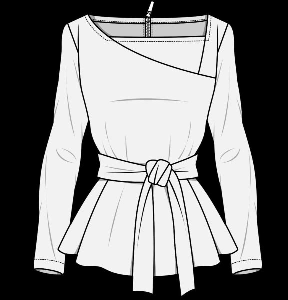 Эскиз блузки