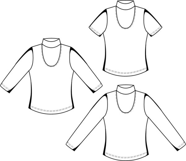 Кофточка раскраска для детей