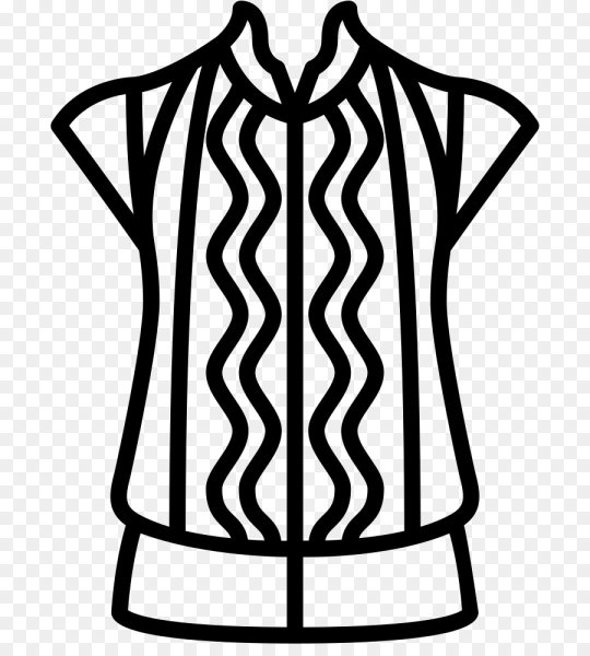 Блузка контур