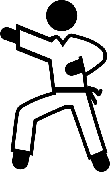 Значок карате