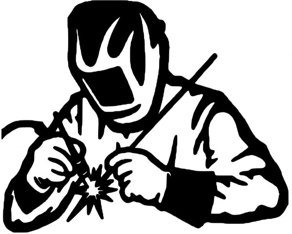 Наклейка сварщик