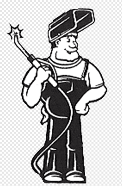 Сварщик черно белое