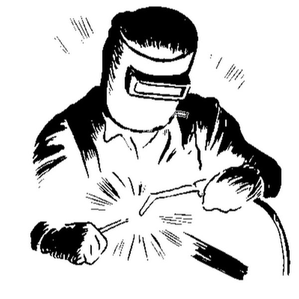 Сварщик зарисовка