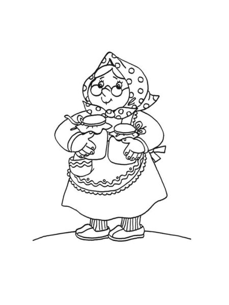 Нарисовать старуху