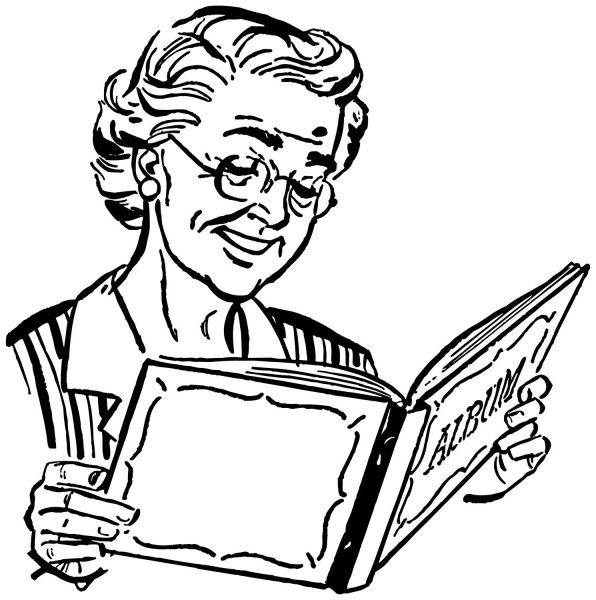 Бабушка ГРЕННИ раскраска