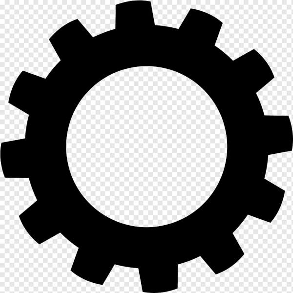 Шестеренка черная