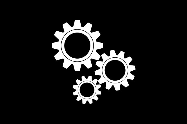 Стилизованная шестеренка