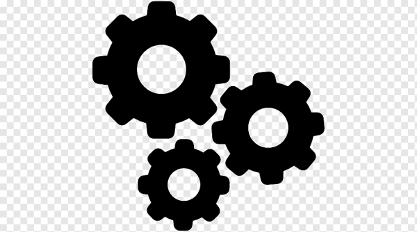 Шестерни и гайки вектор