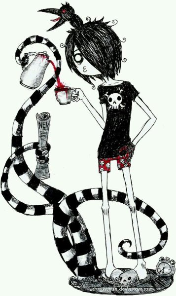 Эмо стиль рисования