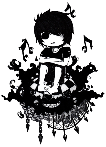 Эмо стиль рисования