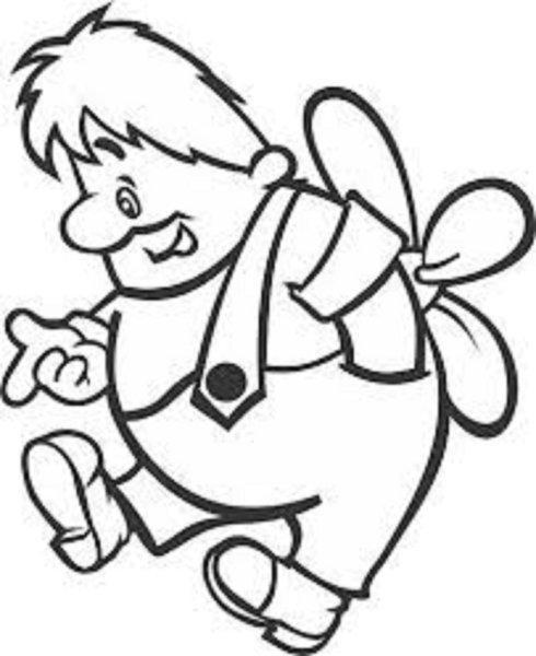 Карлсон трафарет