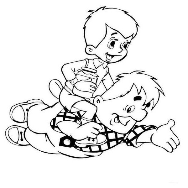 Нарисовать Карлсона