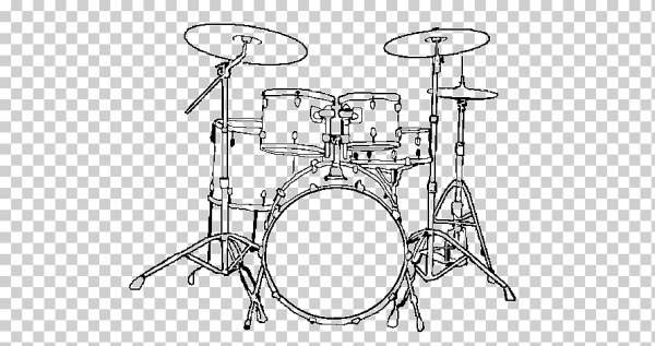 Барабан черно белый