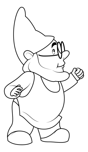 Шерлок Гномс раскраска