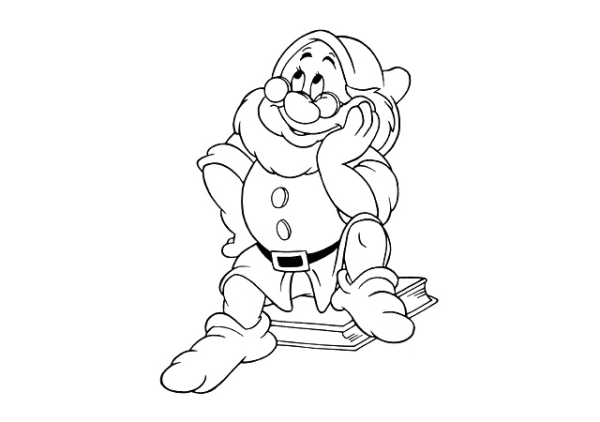 Гном трафарет