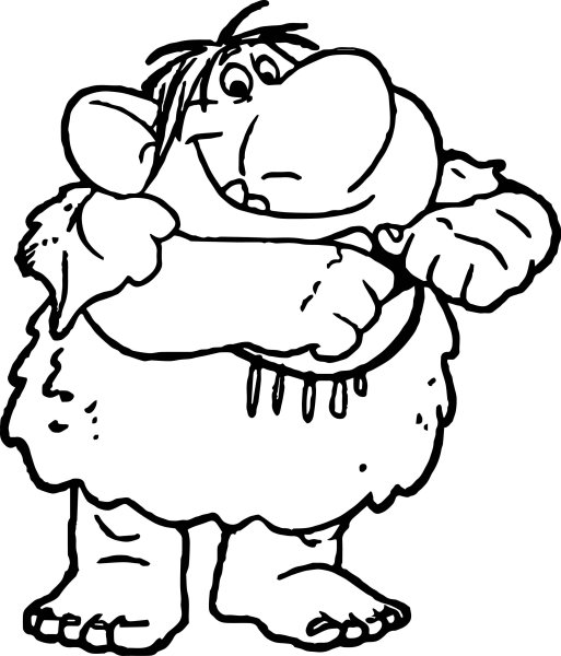 Раскраска Тролли Цветан