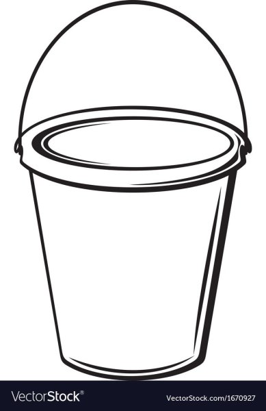 Ведро рисунок
